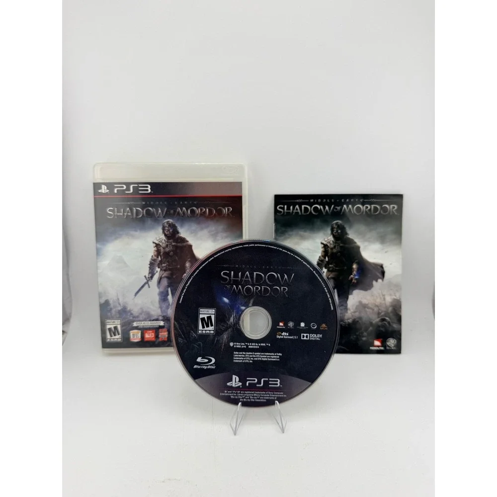Middle-Earth Shadow of Mordor PS3 Sony PlayStation 3 Game BLUS-31059 CIB